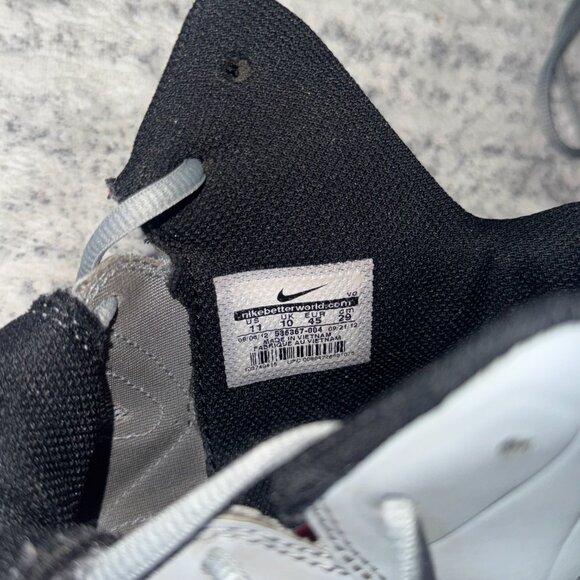 NIKE DUAL FUSION BASKETBALL STADIUM GREY BLACK RED ANTHRACITE SIZE 11 - Picture 9 of 9